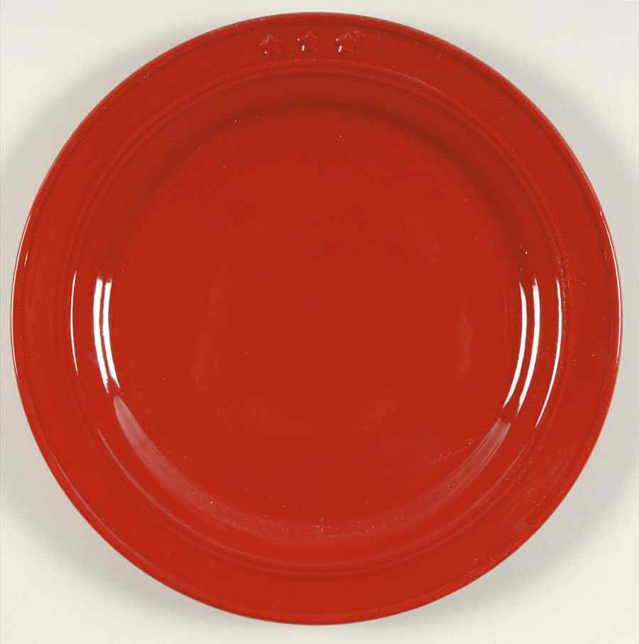 General Store Red Dinner Plate by American Living-1