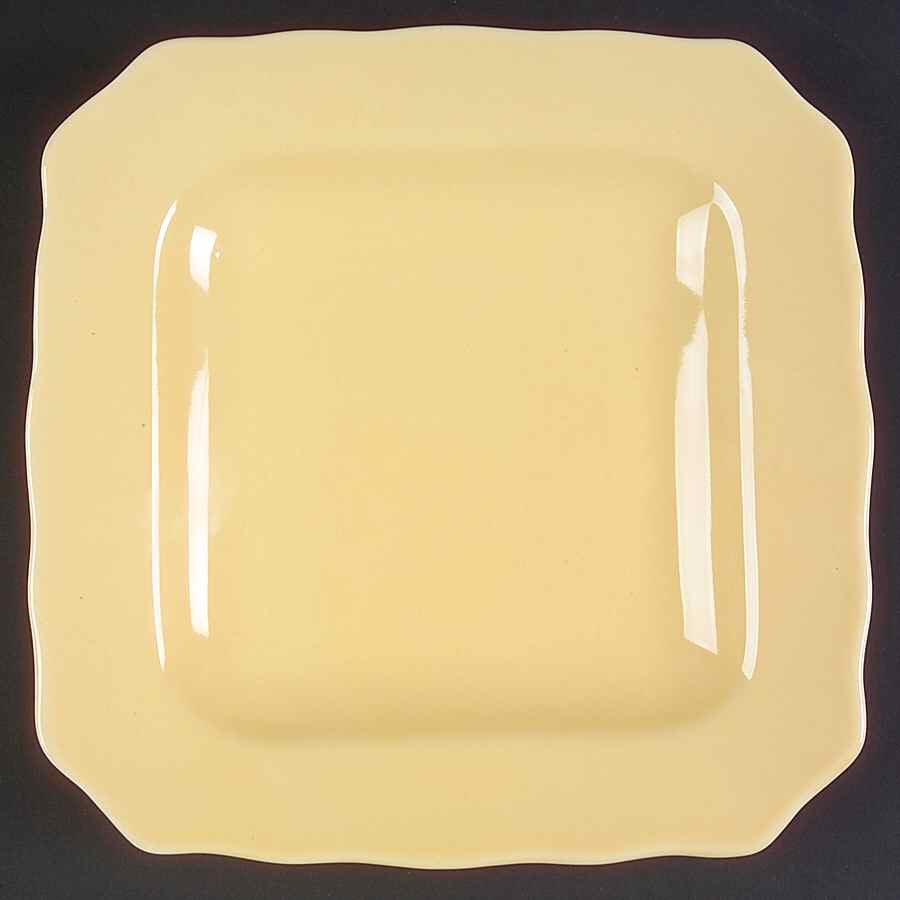 Roddi Butter Yellow Square Salad Plate by 222 Fifth (PTS)-1