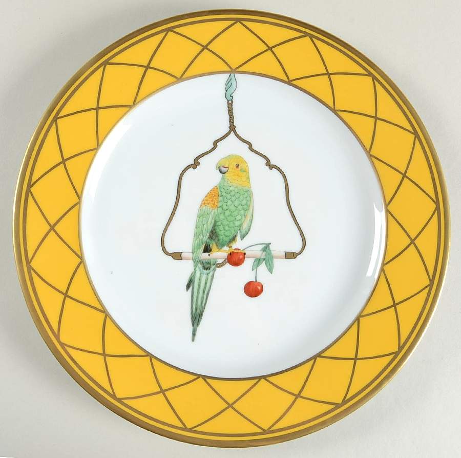 Les Perroquets Service Plate (Charger) by Alberto Pinto-1