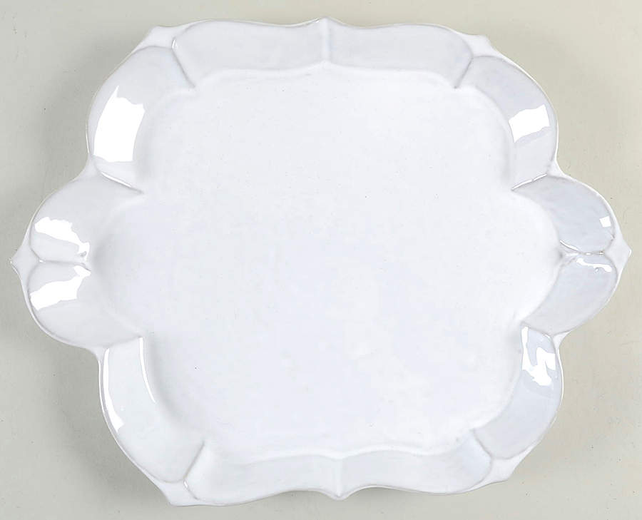 Bella Bianca 14" Oval Tray by Arte Italica-1
