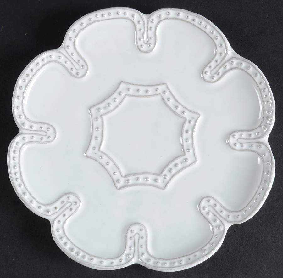 Bella Bianca Canape Plate by Arte Italica-1