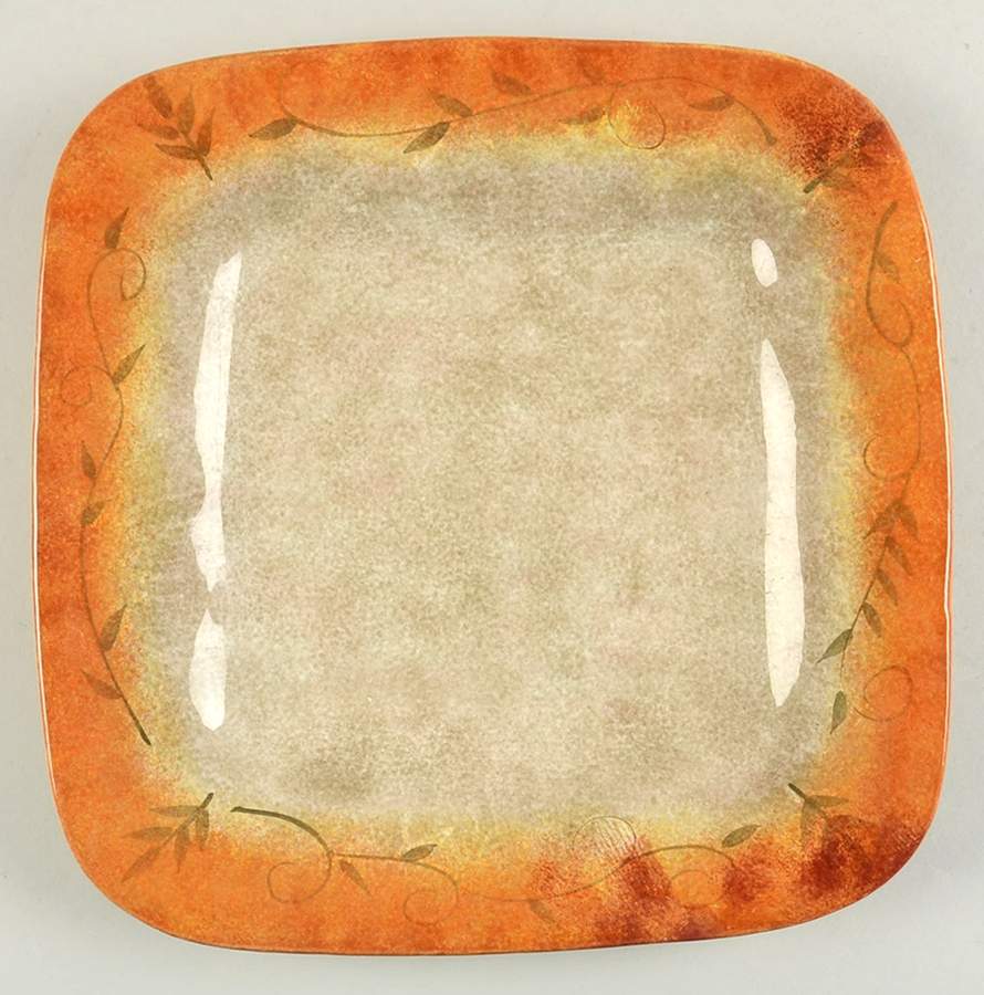 Tuscan Vine Square Dinner Plate by 222 Fifth (PTS)-1
