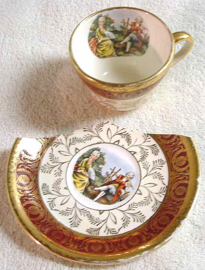 ATA22 Flat Cup & Saucer Set by Atlas China Co-1