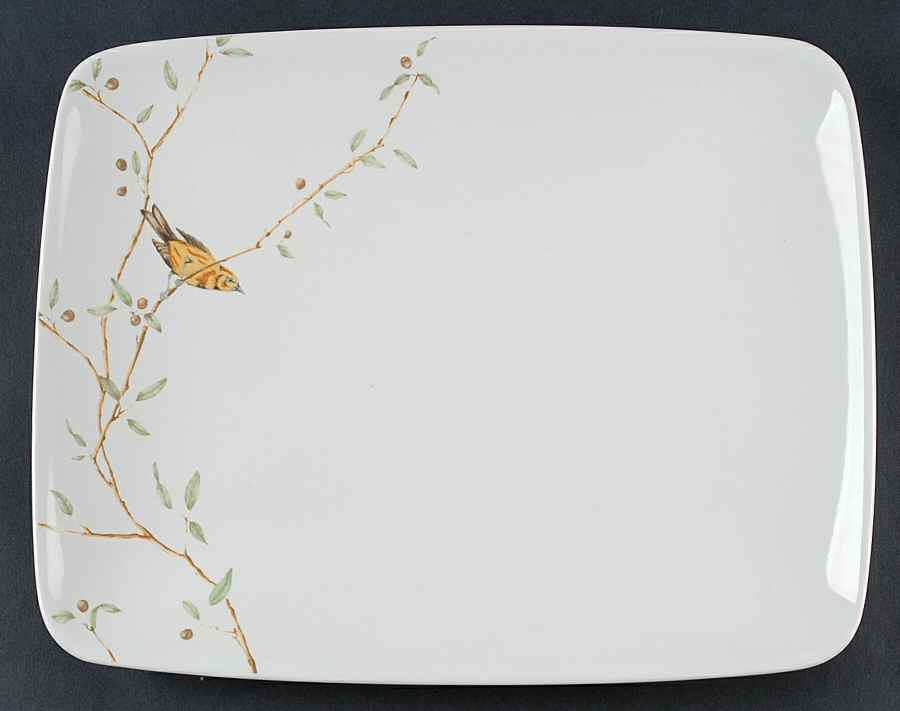 Early Bird Rectangular Dinner Plate by 222 Fifth (PTS)-1
