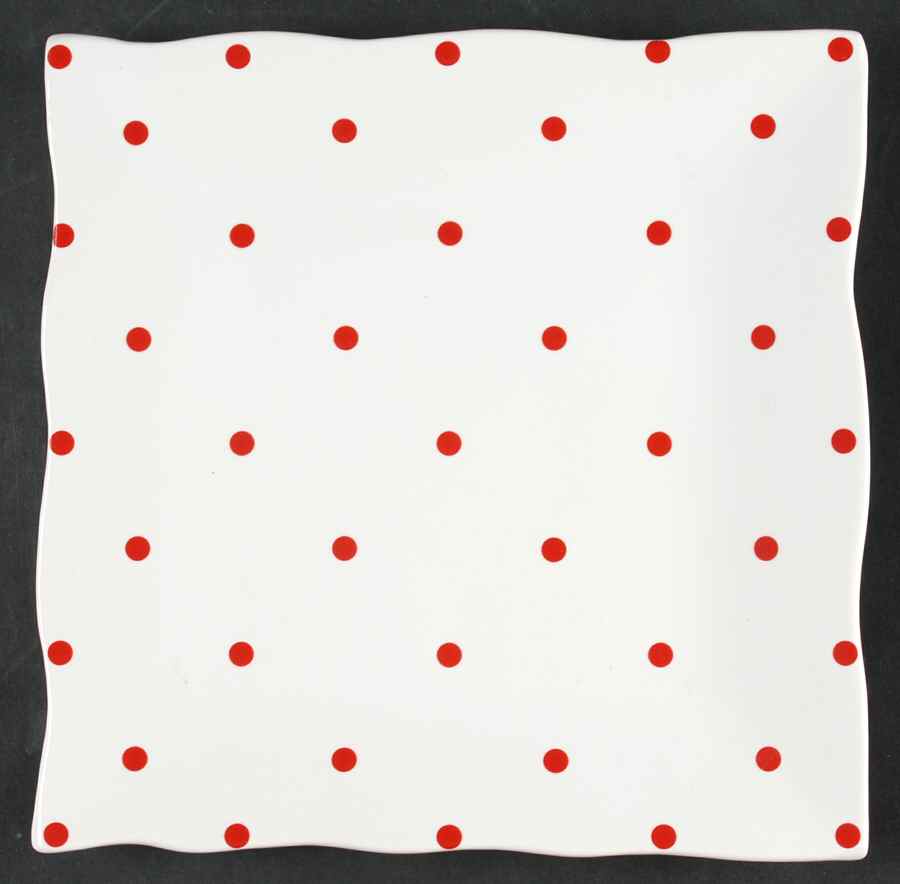Aria Pois Red Square Salad Plate by 222 Fifth (PTS)-1