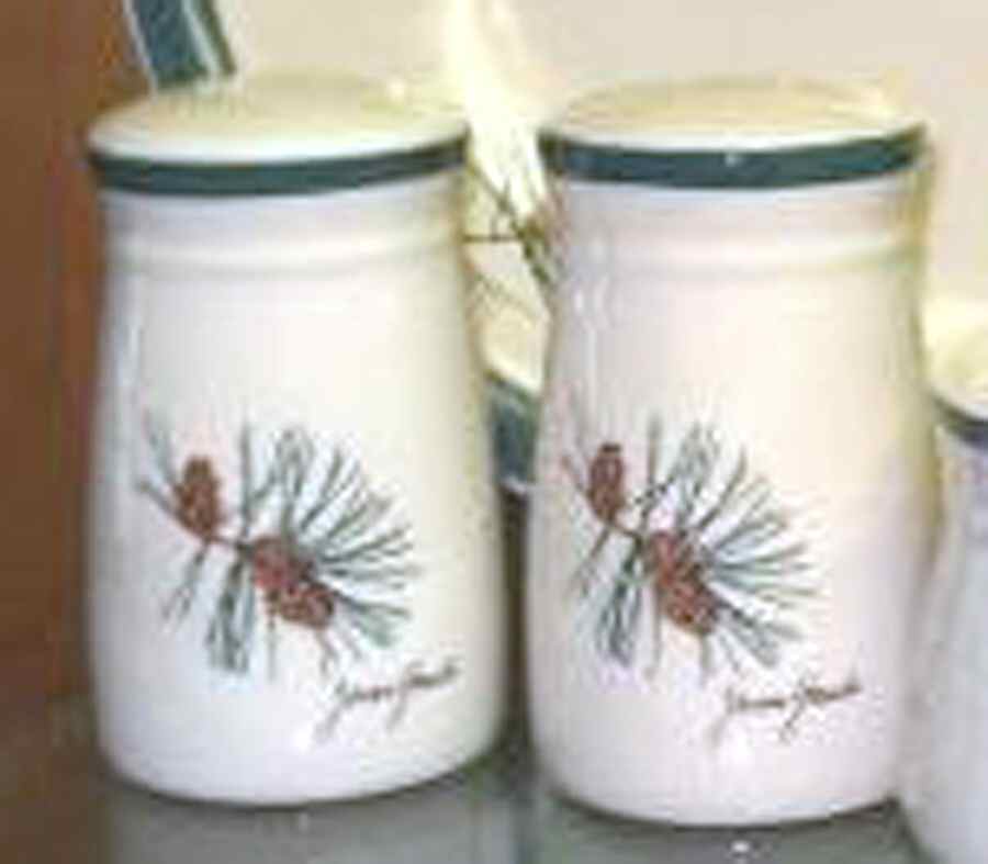 Pine (Cabin Series) Salt & Pepper Set by Anglers Expressions-1