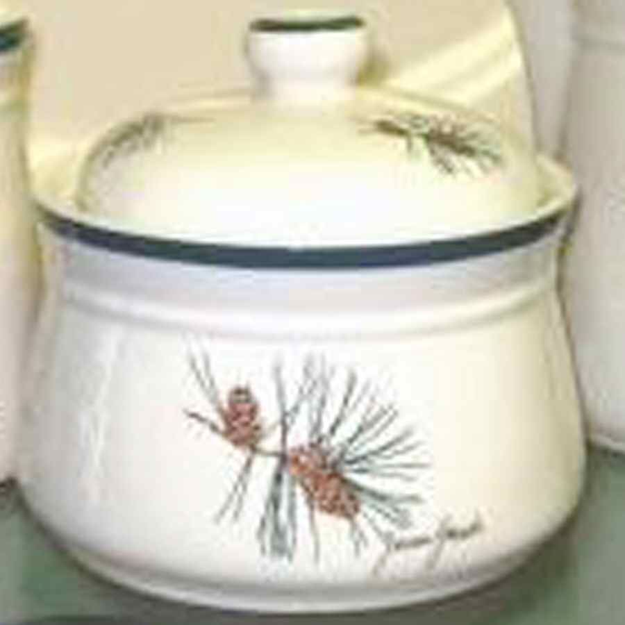 Pine (Cabin Series) Sugar Bowl & Lid by Anglers Expressions-1