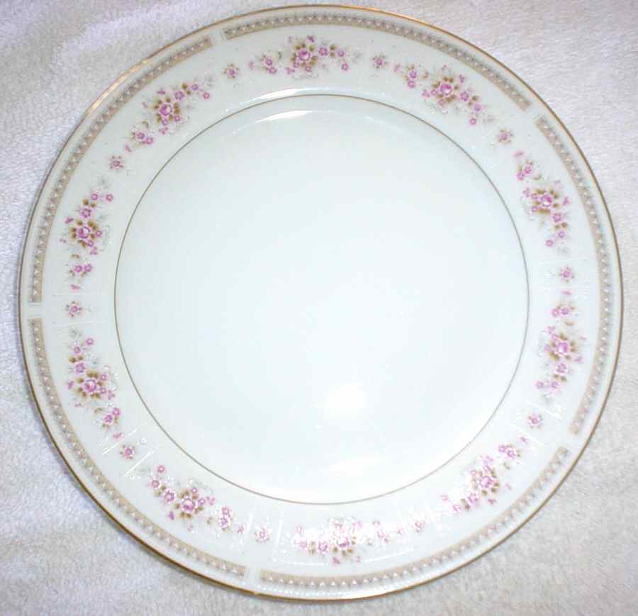 Villa Rose Dinner Plate by Arlen-1