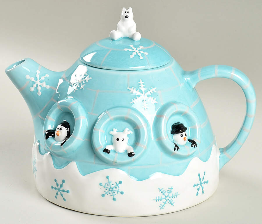 Arctic Holiday Teapot & Lid by 222 Fifth (PTS)-1