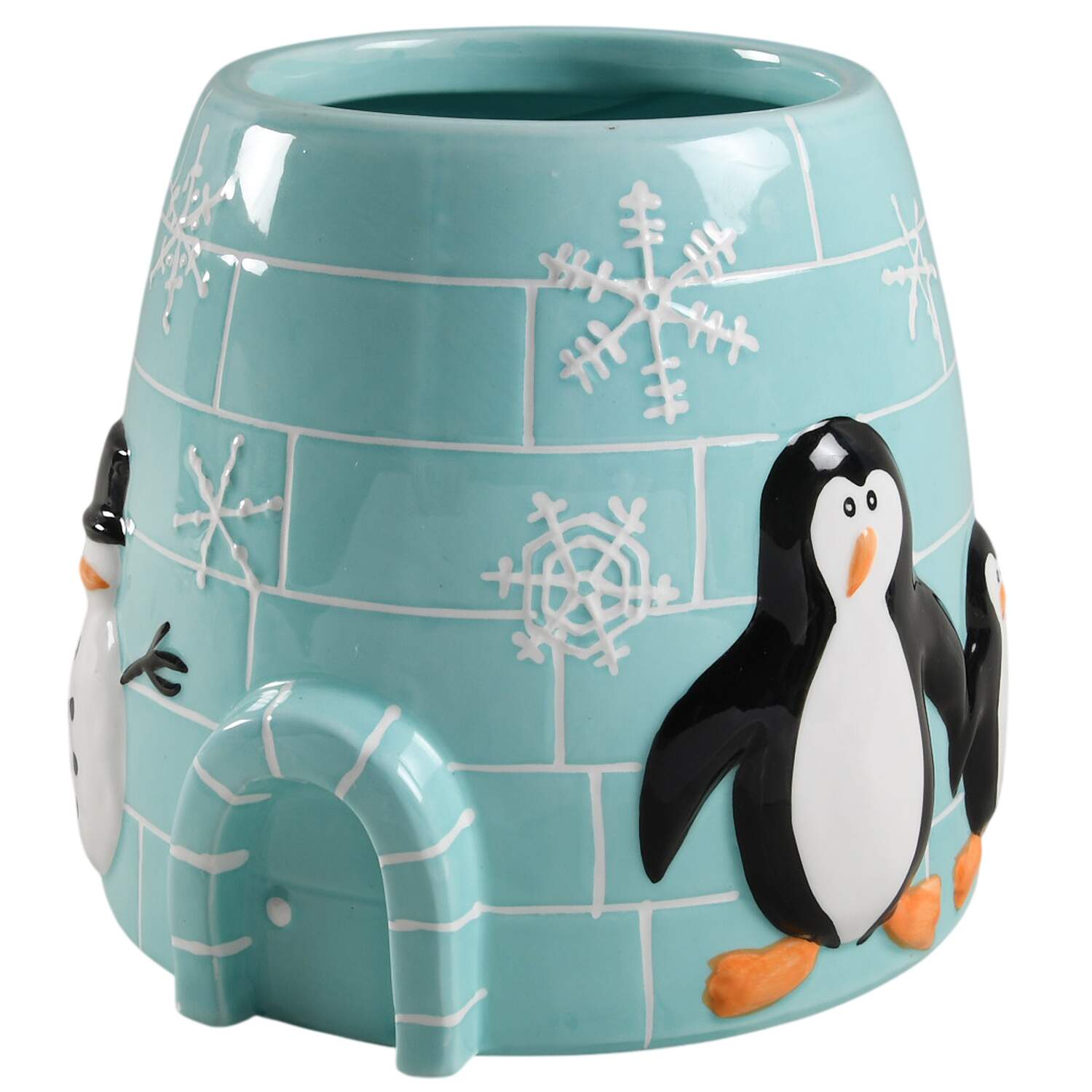 Arctic Holiday Cookie Jar No Lid by 222 Fifth (PTS)-1