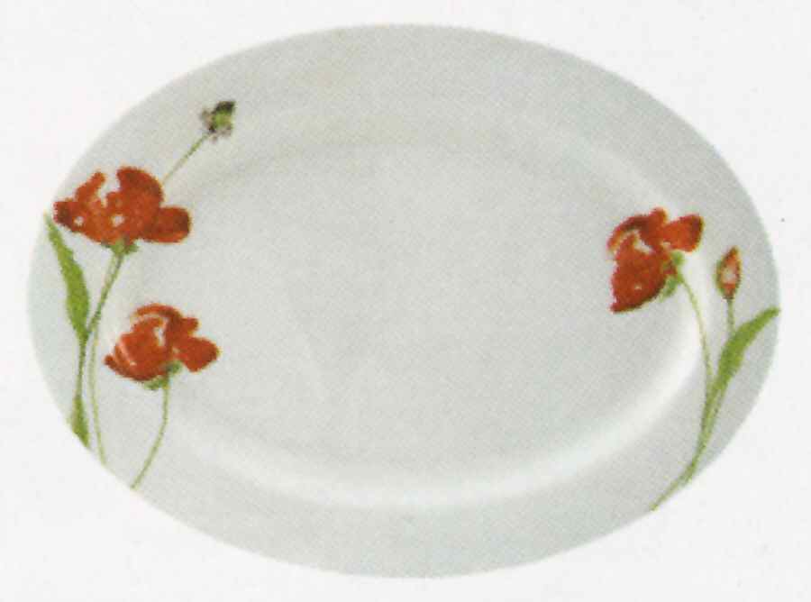 Meadow 14" Oval Serving Platter by John  Aynsley & Sons-1