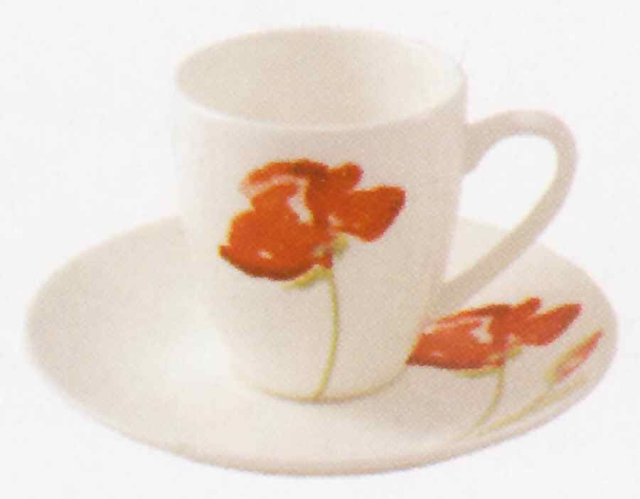Meadow Flat Demitasse Cup & Saucer Set by John  Aynsley & Sons-1