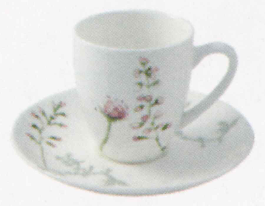 Camille Flat Demitasse Cup & Saucer Set by John  Aynsley & Sons-1