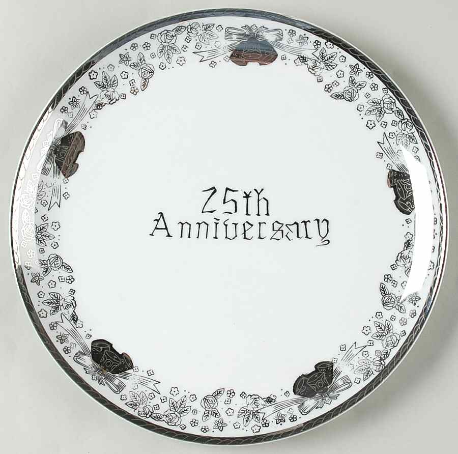 25th Anniversary Dinner Plate by Arnart-1