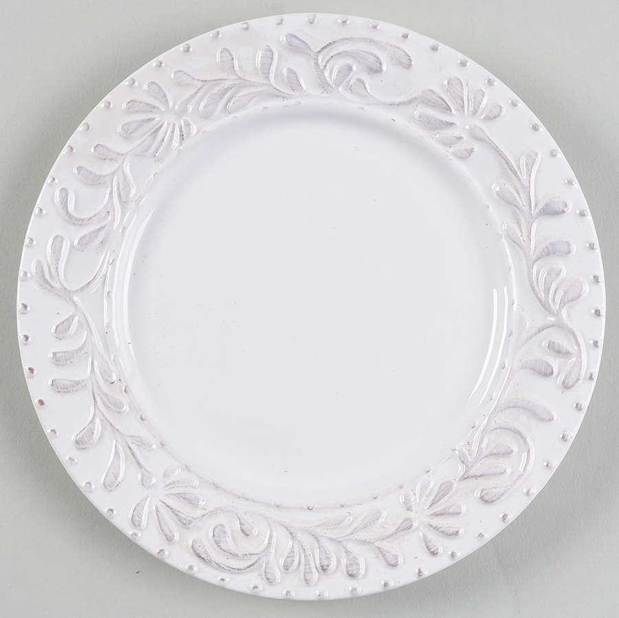 Bianca Leaf Salad Plate by American Atelier-1