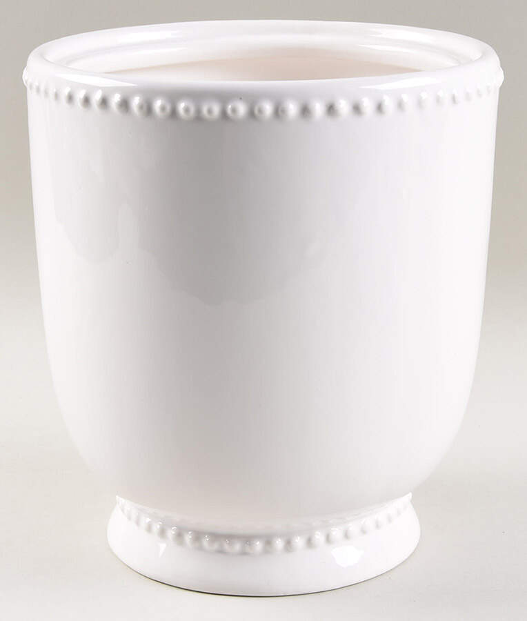 Bianca Bead Large Canister No Lid by American Atelier-1
