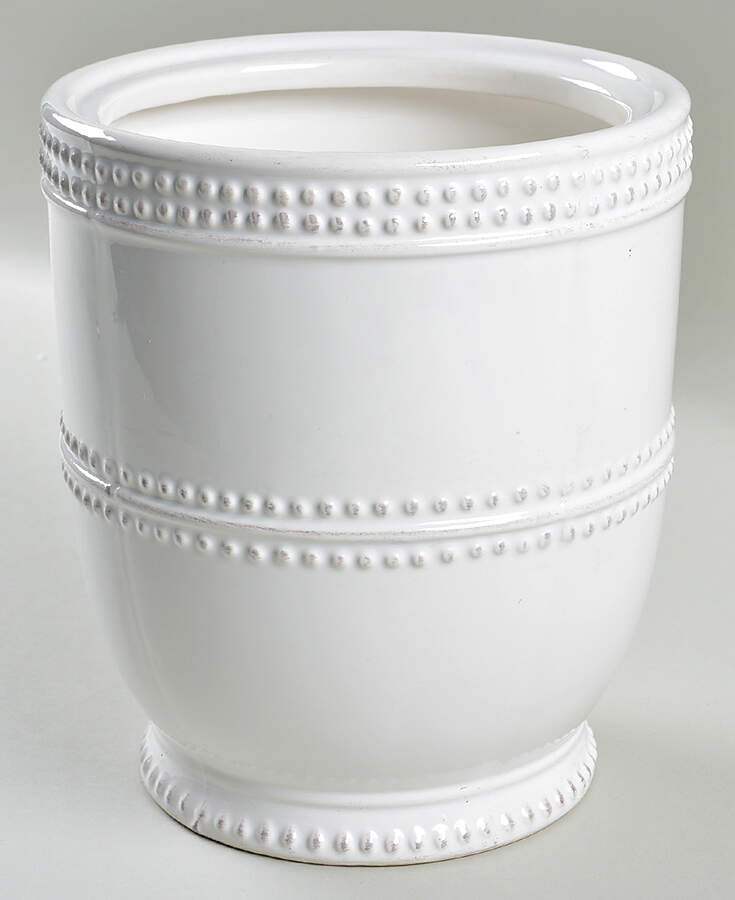 Bianca Bead Large Canister No Lid by American Atelier-1