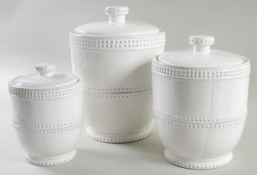 Bianca Bead (3 Piece) Canister Set (Box Set) by American Atelier-1