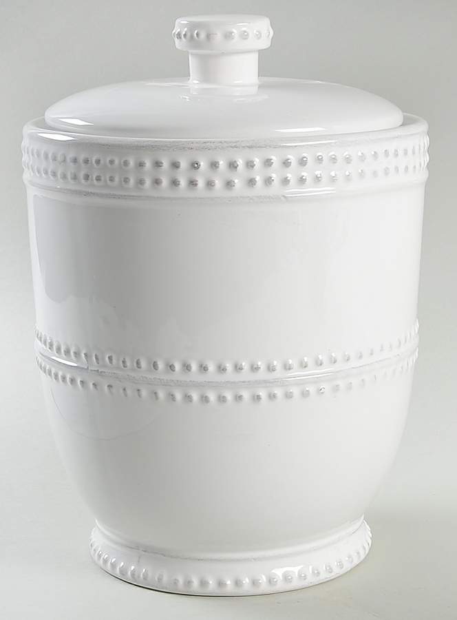 Bianca Bead Large Canister & Lid by American Atelier-1