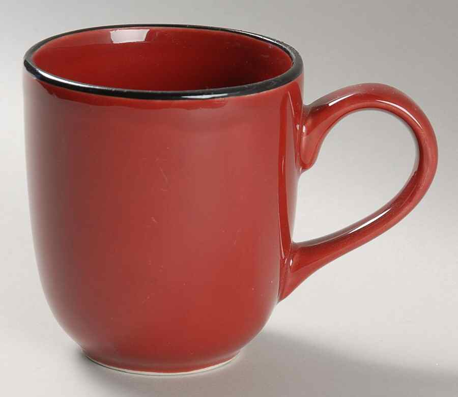 Classic Piping Red Mug by American Atelier-1