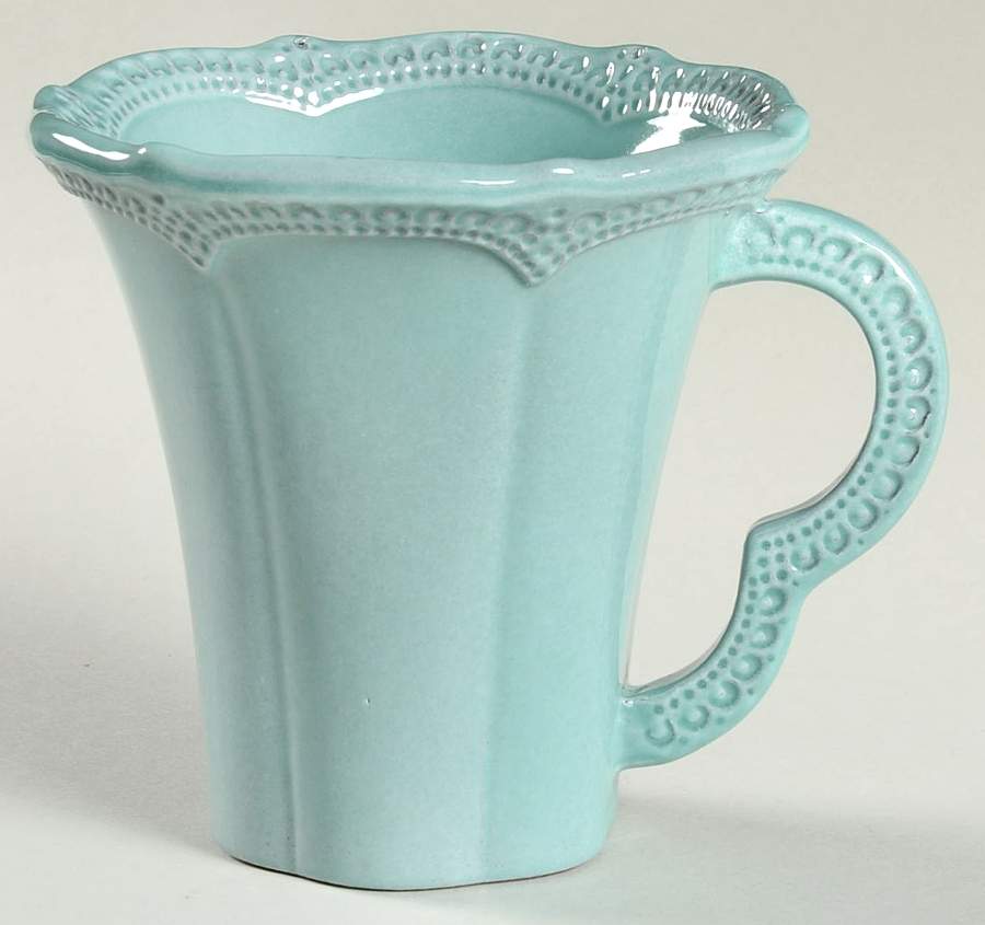 Merletto Aqua Mug by Arte Italica-1