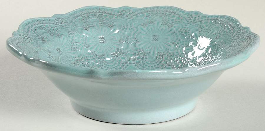 Merletto Aqua Coupe Cereal Bowl by Arte Italica-1