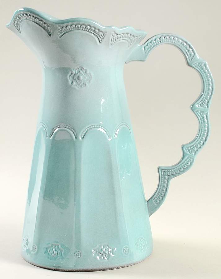 Merletto Aqua 88 Oz Pitcher by Arte Italica-1