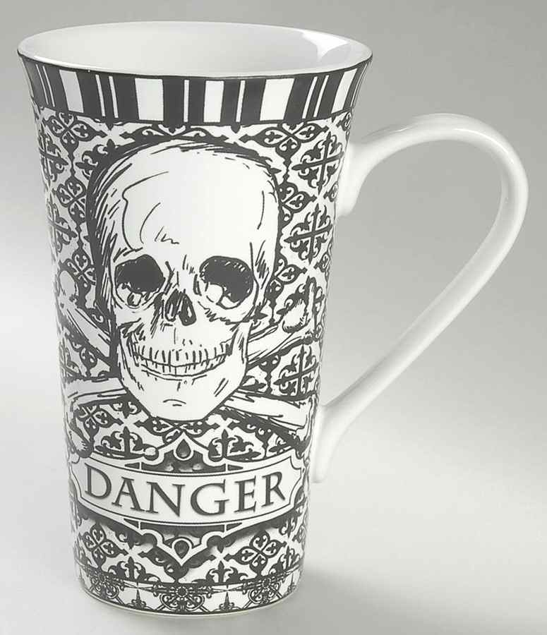 Halloween Skulls Latte Mug by 222 Fifth (PTS)-1