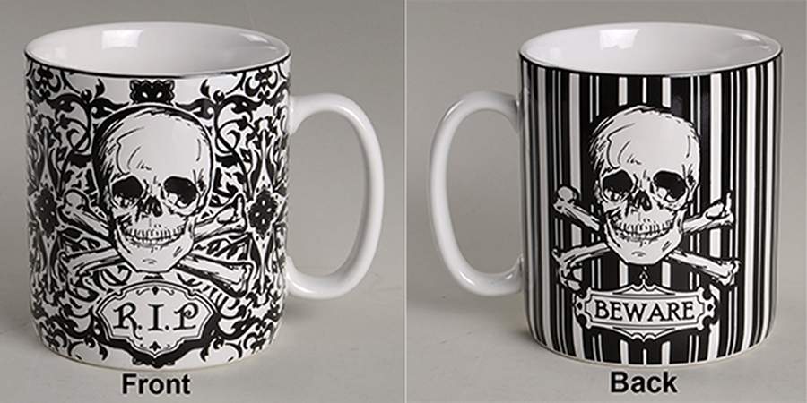 Halloween Skulls Jumbo Mug by 222 Fifth (PTS)-1