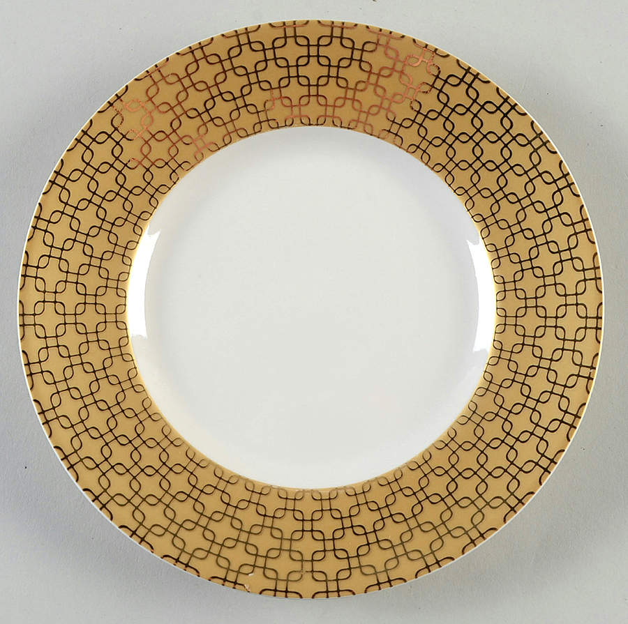 Urban Link Gold Salad Plate by 222 Fifth (PTS)-1