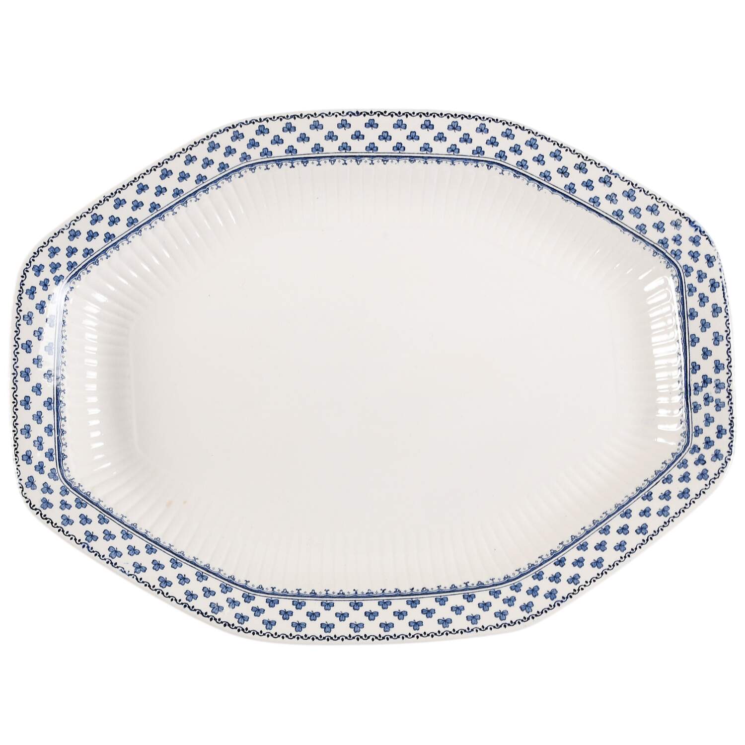 Brentwood (William Adams Back Stamp) 13" Oval Serving Platter by Adams China-1