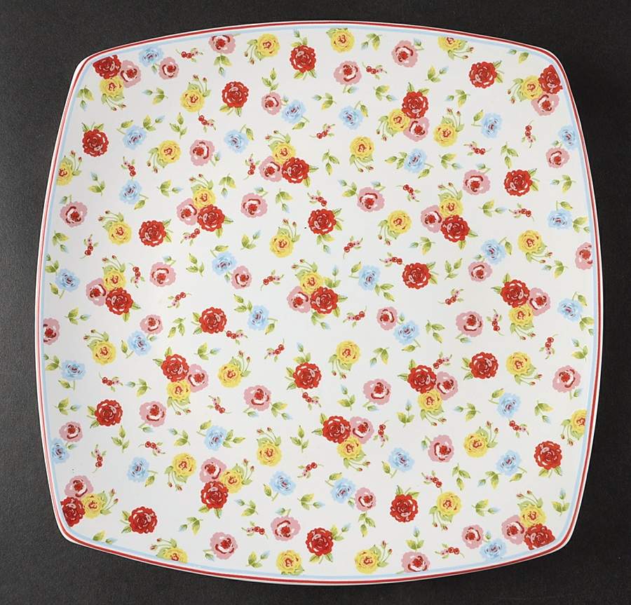 New Country Square Dinner Plate by 222 Fifth (PTS)-1