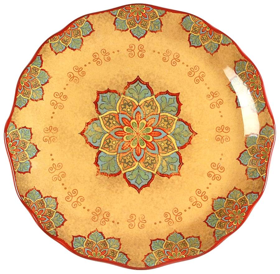Gypsy Red Salad Plate by American Atelier-1