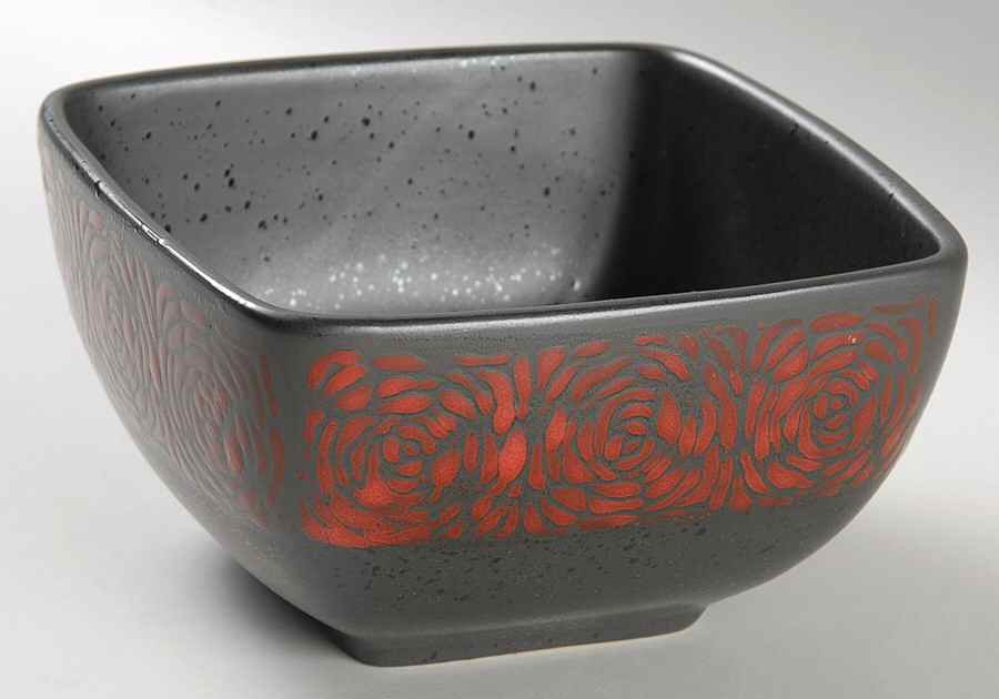 Yardley Red Soup/Cereal Bowl by American Atelier-1