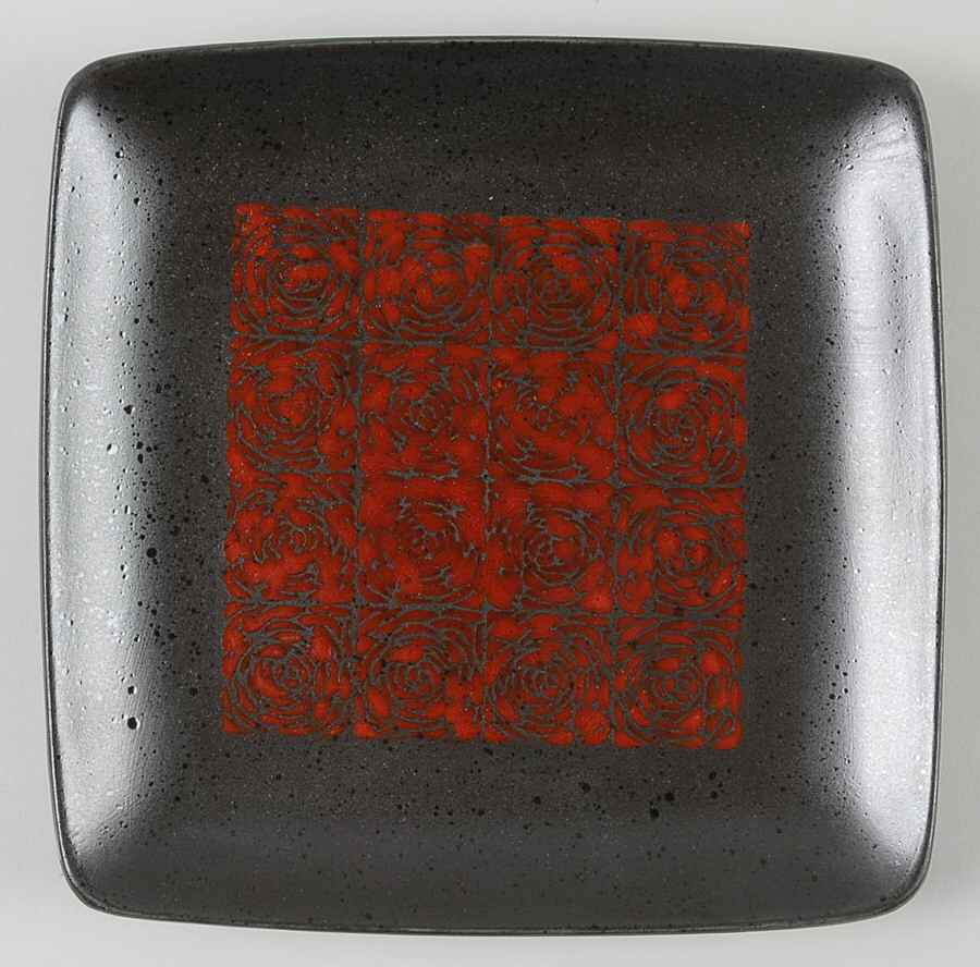 Yardley Red Salad Plate by American Atelier-1