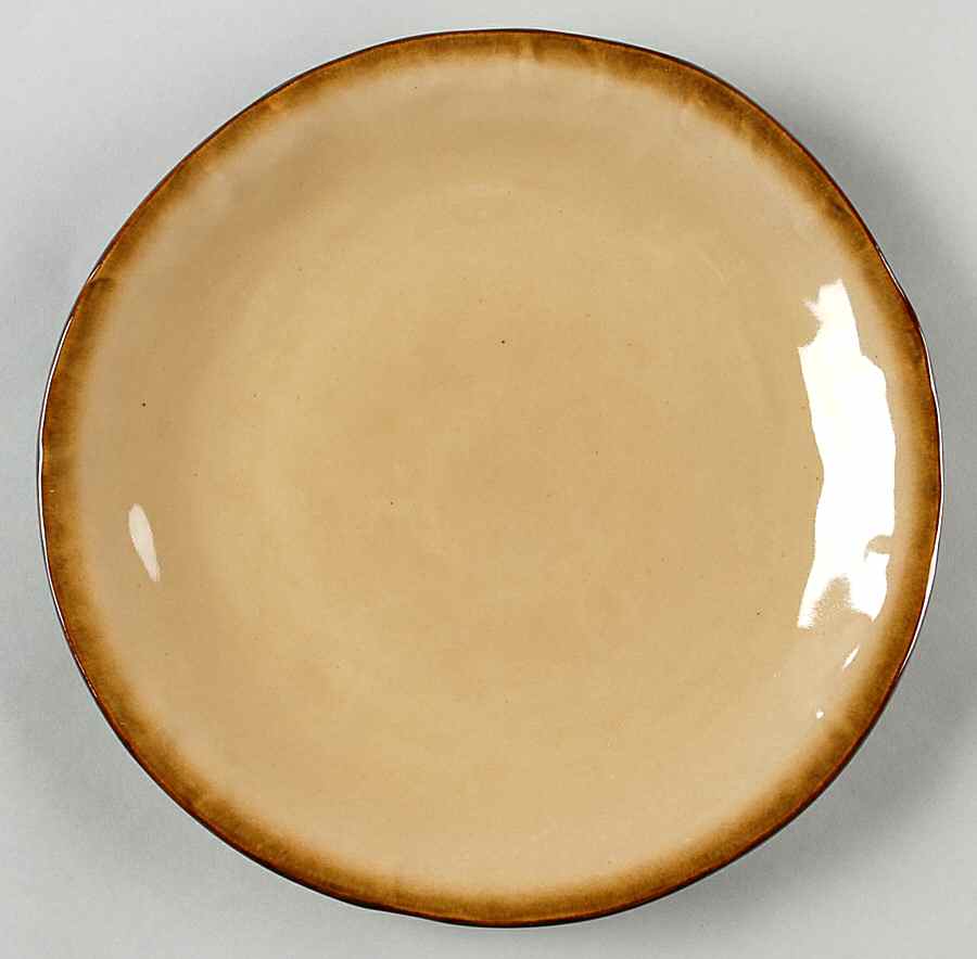 Abalone Gold (Round) Dinner Plate by American Atelier-1