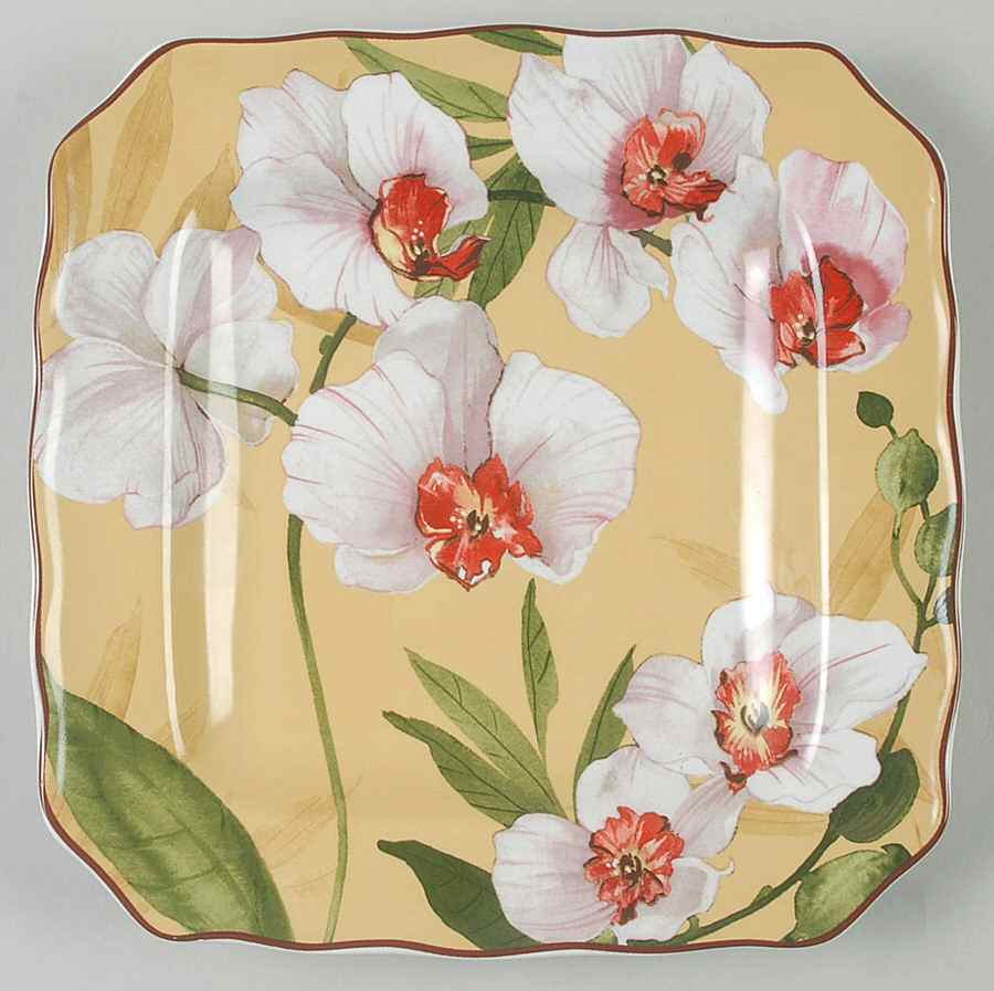 Savannah Breeze Square Salad Plate by 222 Fifth (PTS)-1