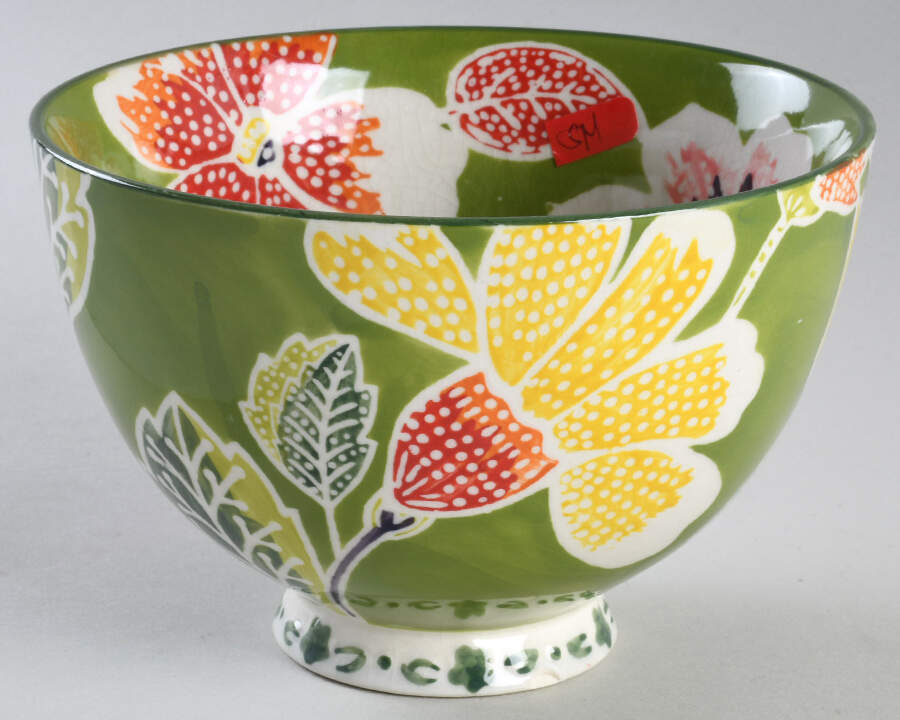 Flame Leaf Soup/Cereal Bowl by Anthropologie-1