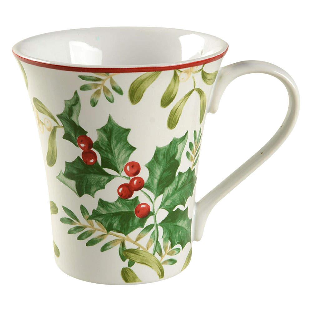 Christmas Foliage Mug by 222 Fifth (PTS)-1