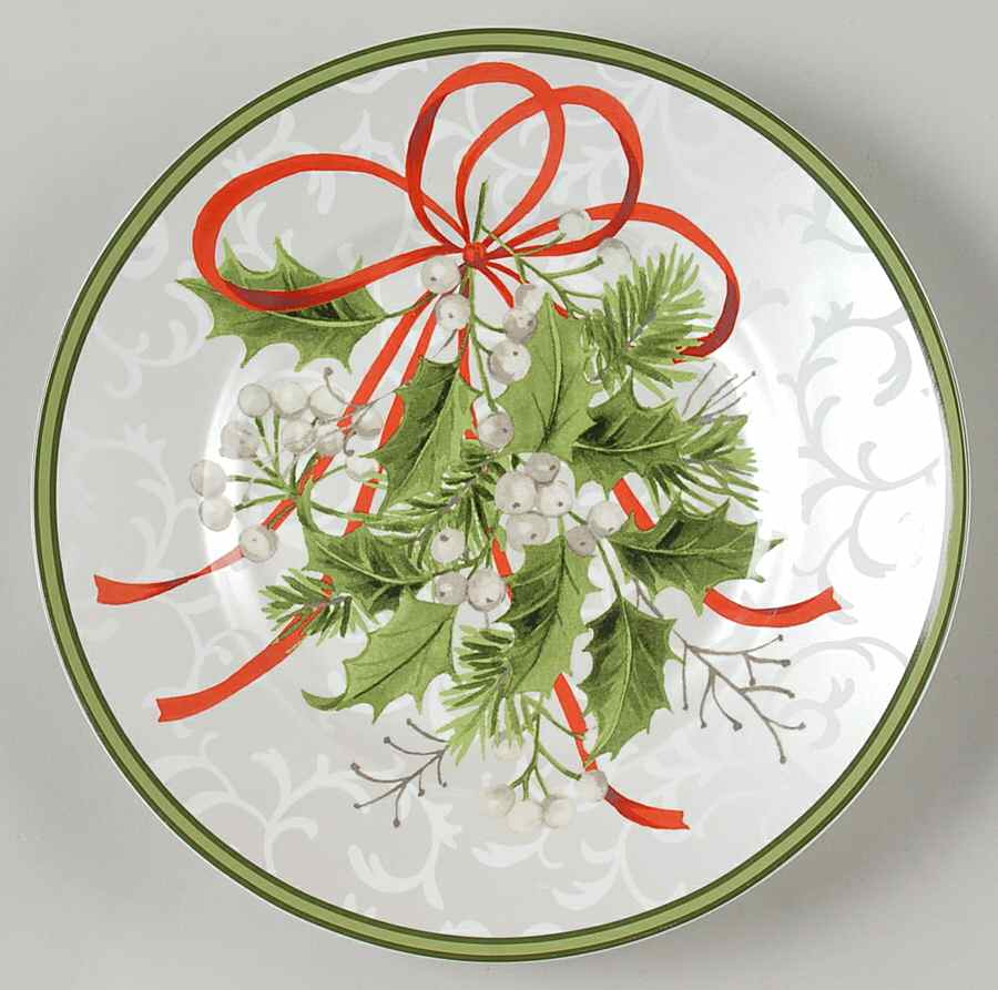 Holiday Festivities Salad Plate by 222 Fifth (PTS)-1