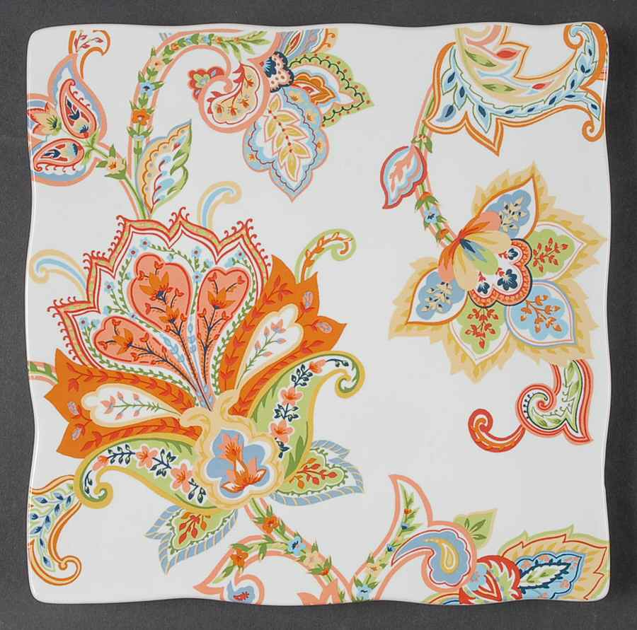 Indochine Square Salad Plate by 222 Fifth (PTS)-1