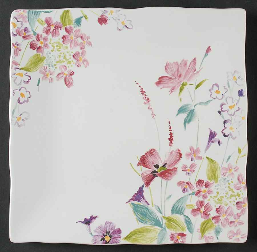 Garden Beauty Square Dinner Plate by 222 Fifth (PTS)-1