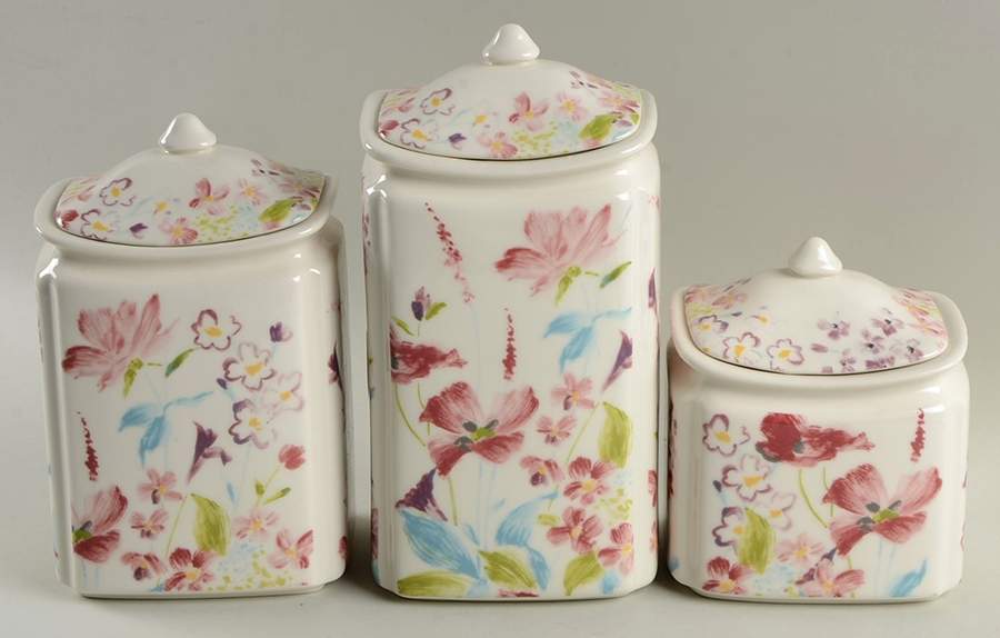 Garden Beauty (3 Piece) Canister Set (Box Set) by 222 Fifth (PTS)-1