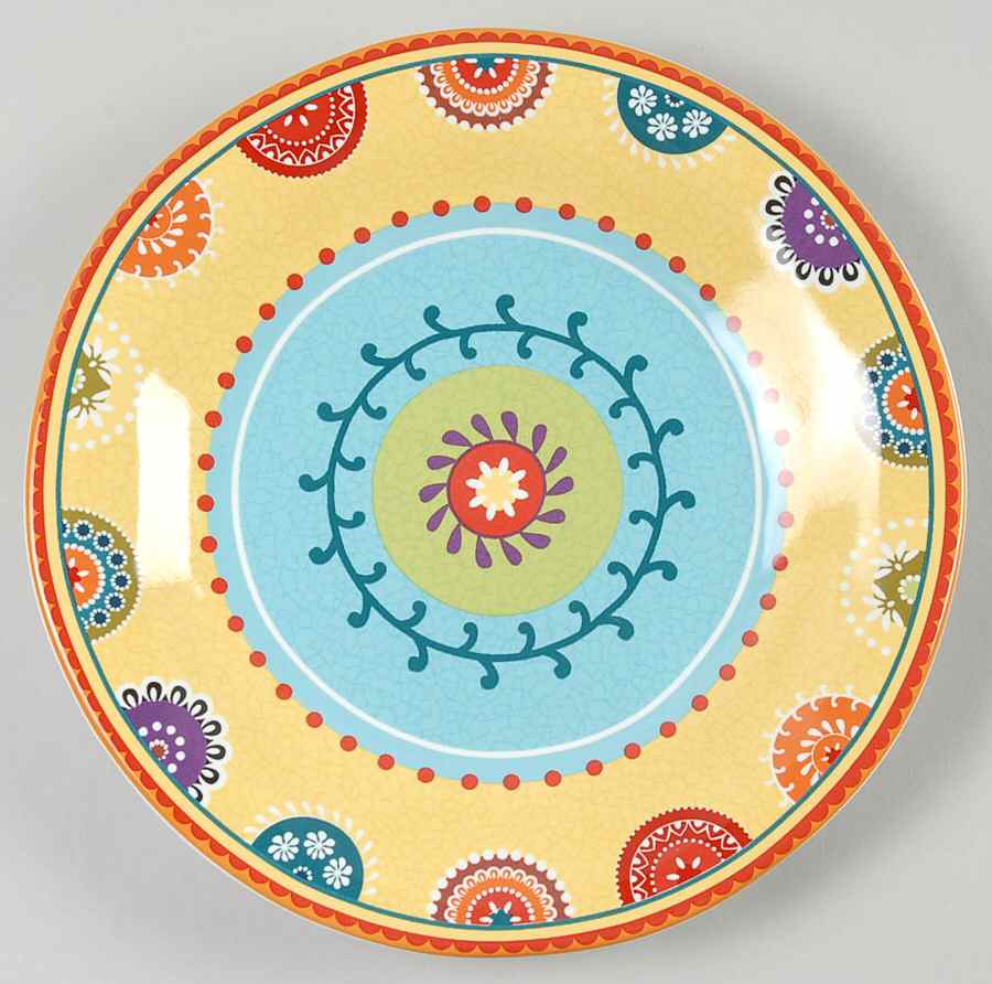 Kaleidoscope Salad Plate by 222 Fifth (PTS)-1