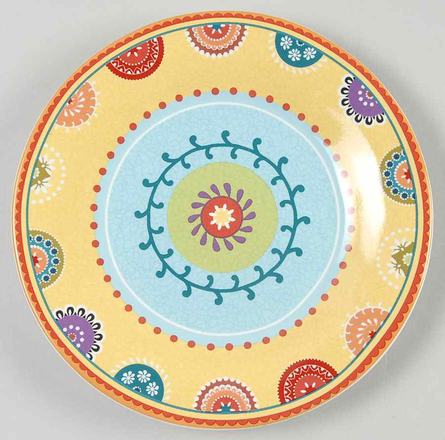 Kaleidoscope Appetizer Plate by 222 Fifth (PTS)-1