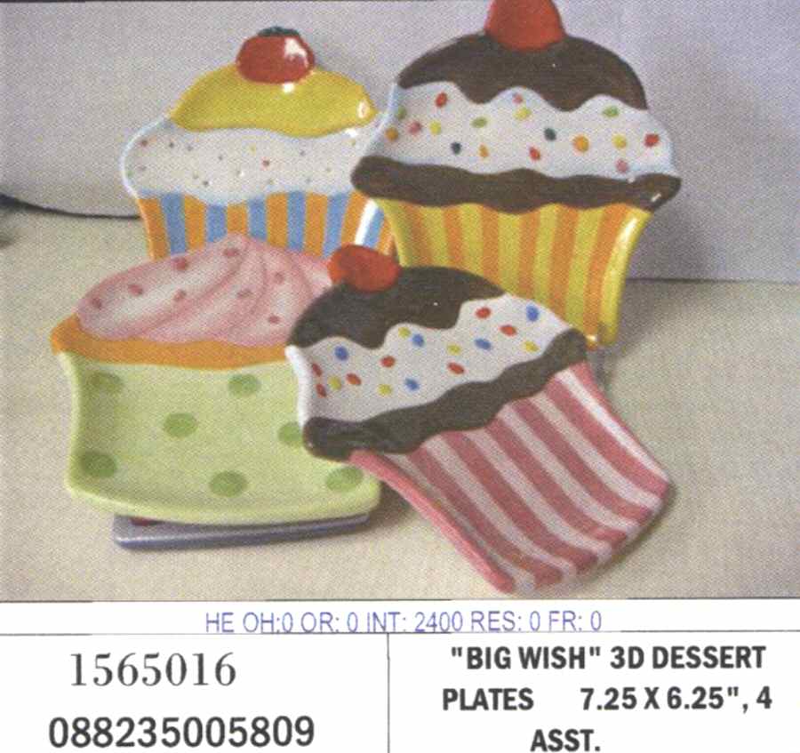 Big Wish Cupcake Plate by American Atelier-1