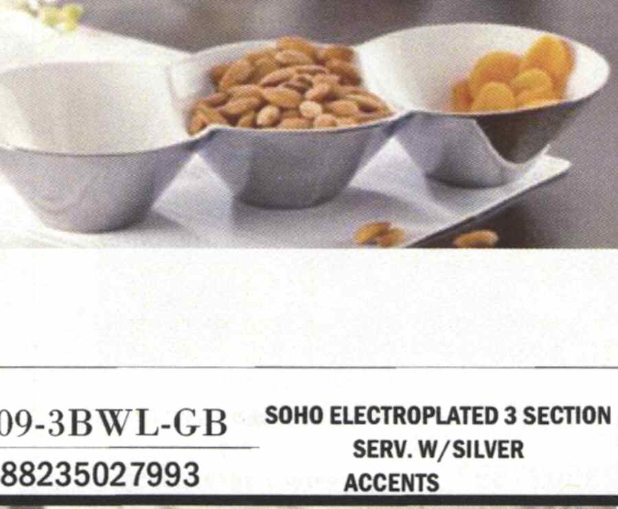 Soho (Electroplated) 3 Section Server by American Atelier-1