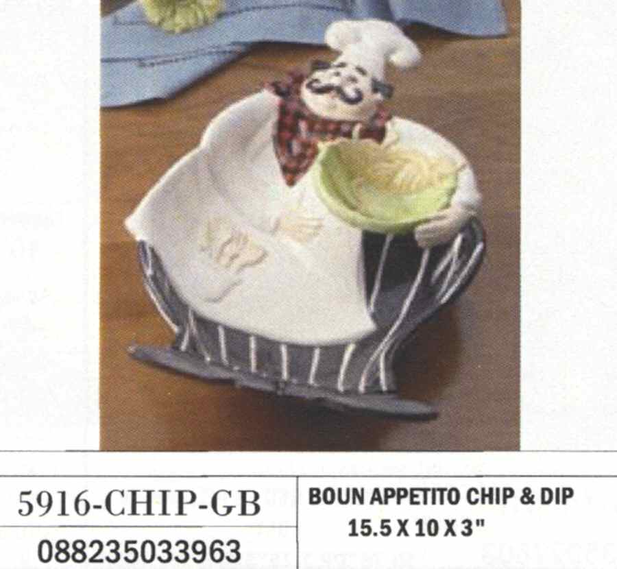 Boun Appetito 1 Piece Chip & Dip by American Atelier-1