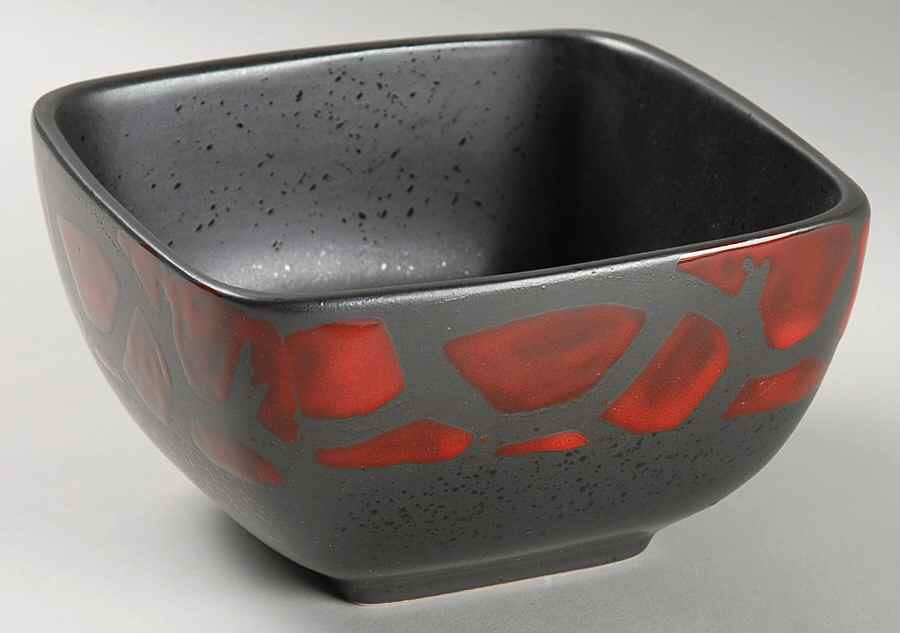 Safari Giraffe Red Soup/Cereal Bowl by American Atelier-1