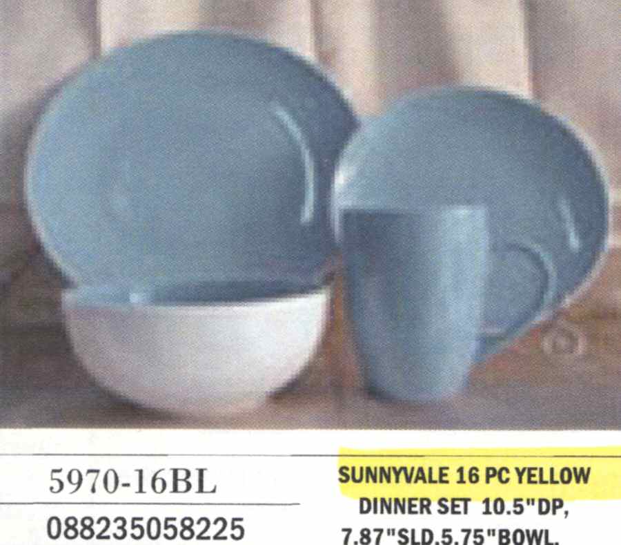 Sunnyvale Blue Dinner Plate by American Atelier-1